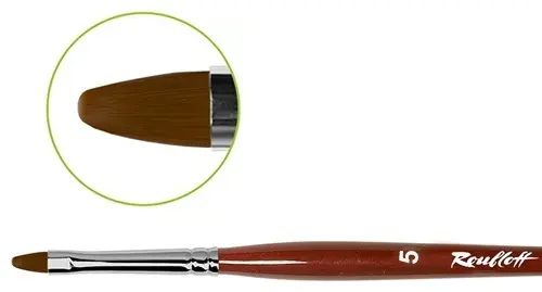 Roubloff кисть овальная GN33R №5 синтетика 1 шт купить,NaN