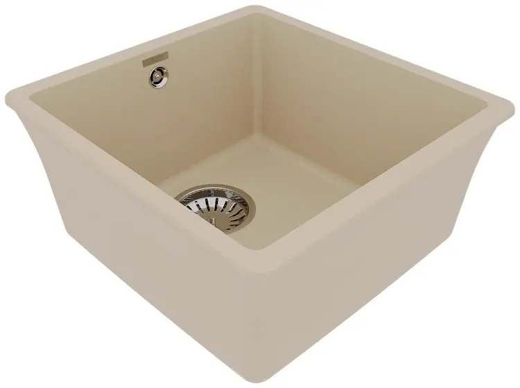 Кухонная мойка Lemark Sinara 400-U 45х40х20 см, искусственный камень, тон бежевый купить,NaN