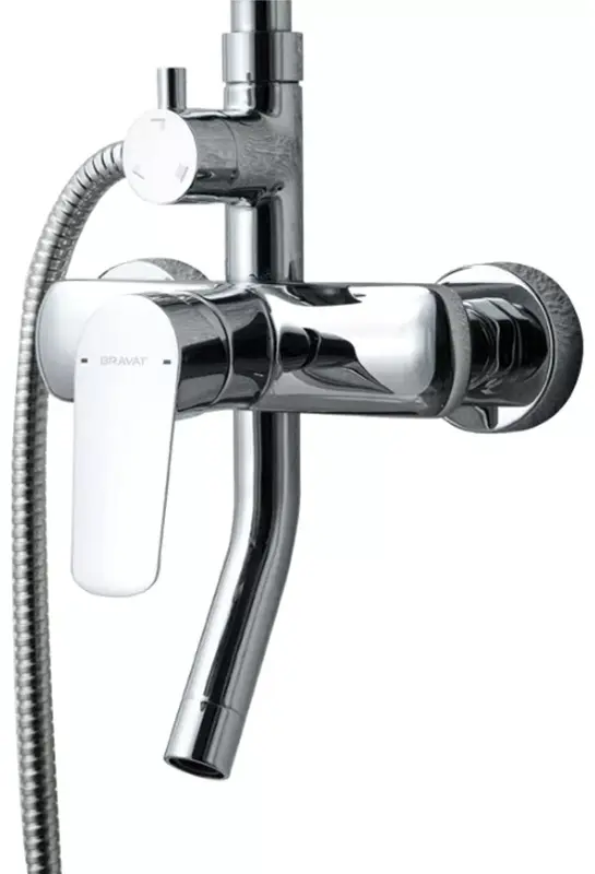 BRAVAT душевая стойка Rhein F6429564CP-A-ENG