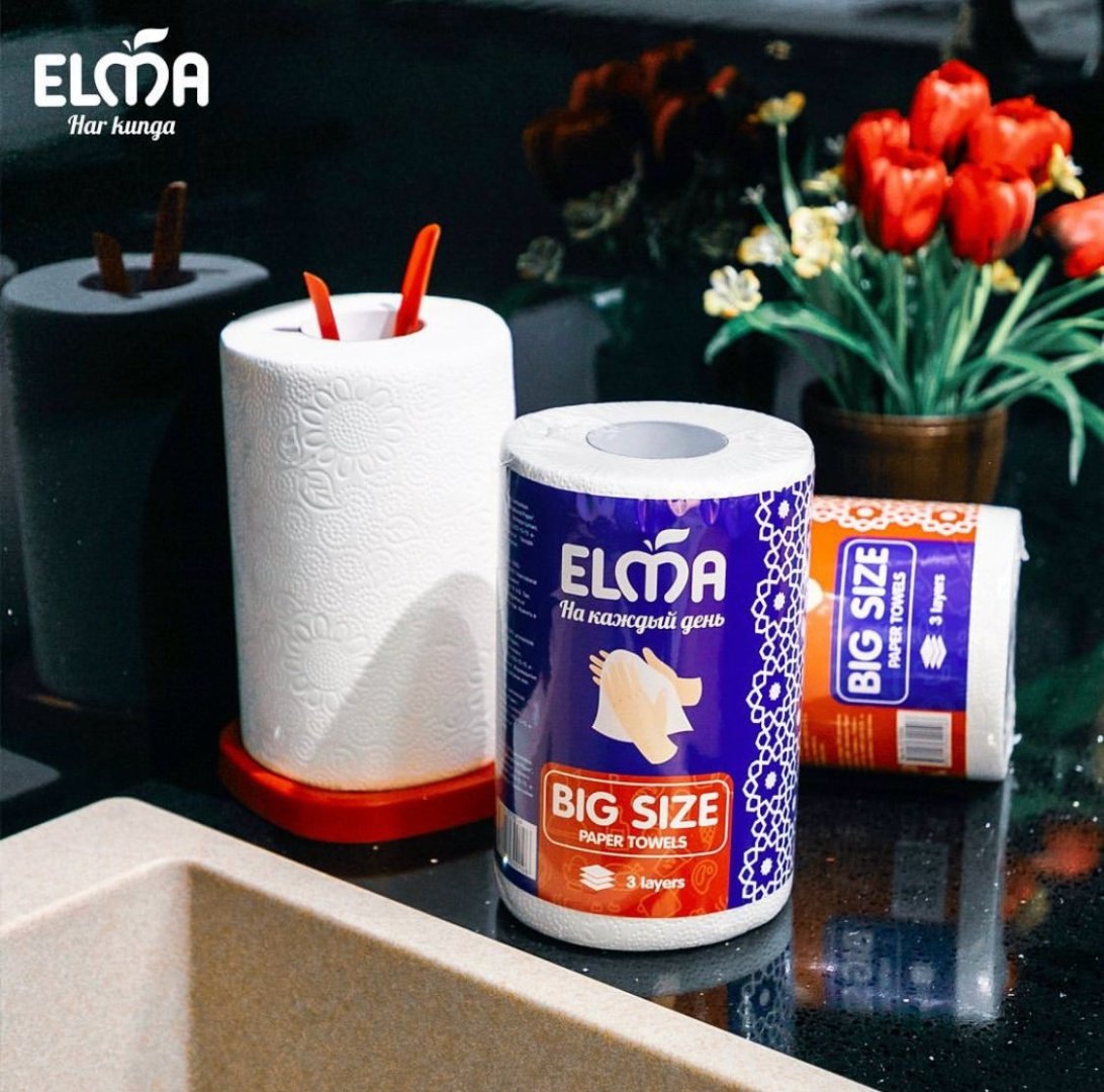 Бумажные полотенца Elma Big Size 1 шт купить,NaN