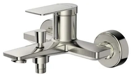 Смеситель BRAVAT F6369402AP-01-ENG , латунь, цвет сатин купить,141610