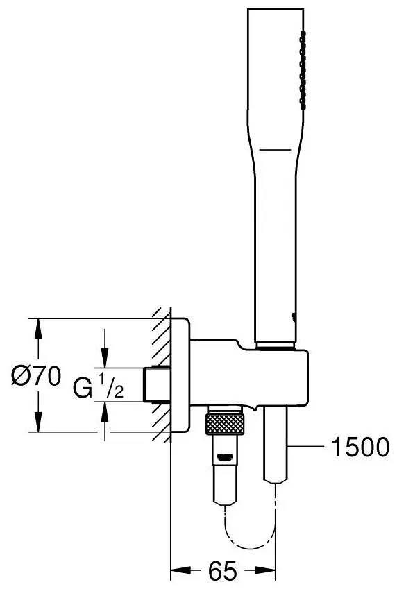 Grohe душевой набор (гарнитур) 26404000, латунь купить,NaN