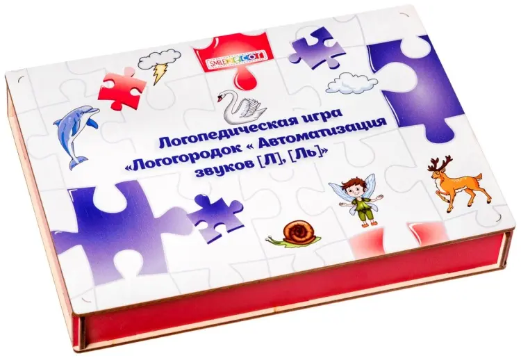Сортер Smile Decor Логопедическая игра "Логогородок "Автоматизация звуков Л, Ль" купить,NaN