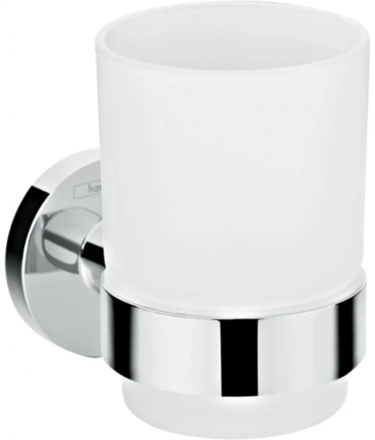 HansGrohe стакан 41718000 2 шт, металл, стекло