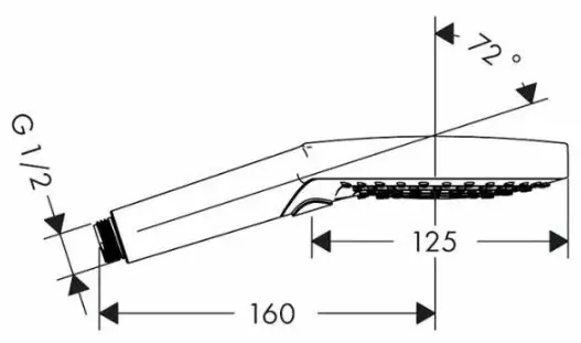Hansgrohe ручной душ (лейка без шланга) Raindance Select S 3jet 26530140 купить,NaN