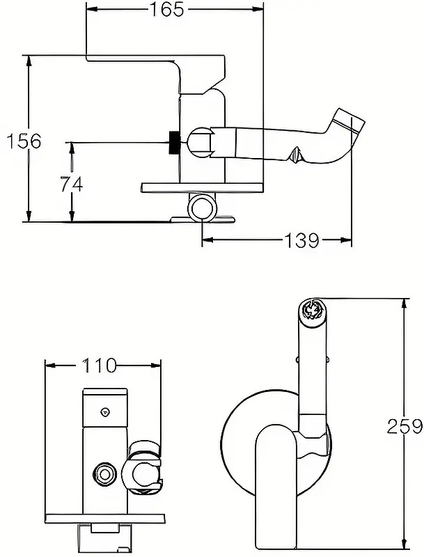 Haiba гигиенический душ HB55505 купить,30837