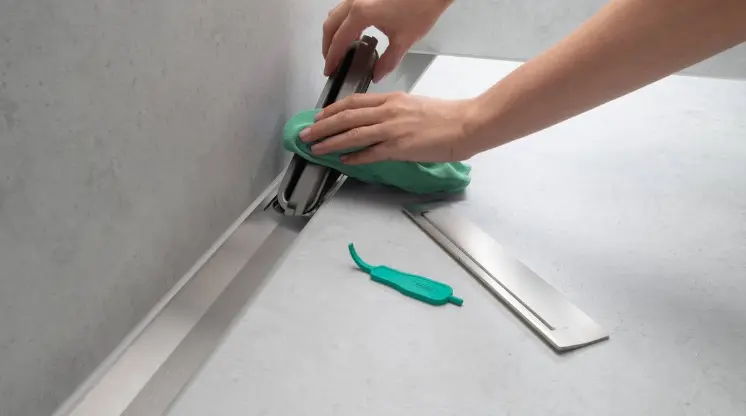 Hansgrohe сифон 94326000 Dryphon cкрытой монтажной части для трапа 01001180 (25х5 см) купить,90400