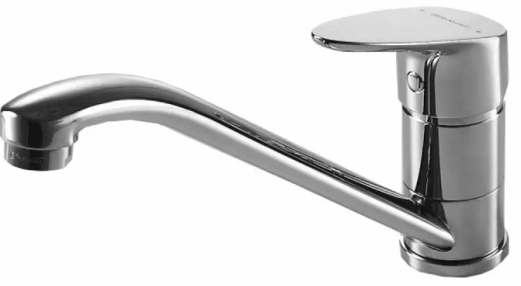Смеситель для кухни (мойки) BRAVAT Drop F74898C-2 SIlver, однозахватный