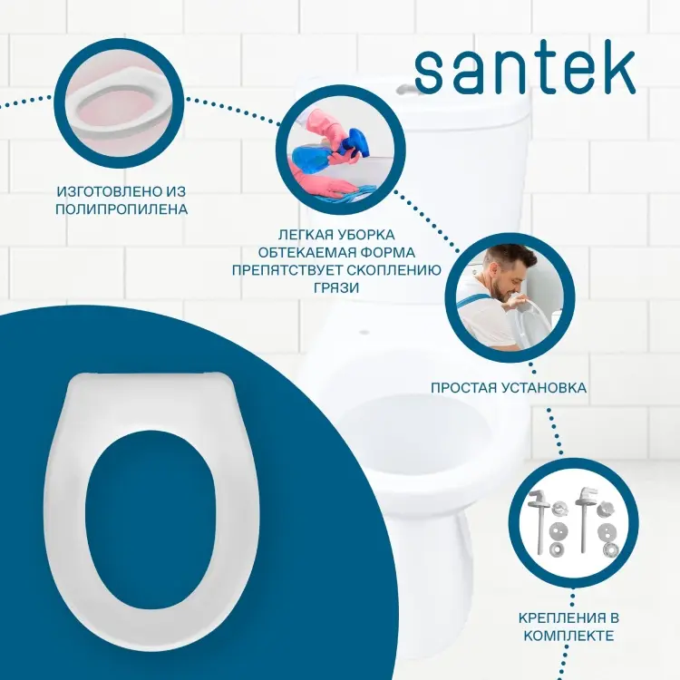 Santek унитаз-компакт Каспер детский стандарт- 1 режимный, санфарфор купить,NaN