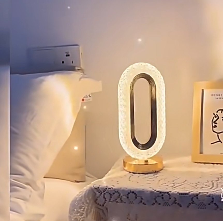 Настольная лампа Crystal 443890 E27, 5 Вт, пластик, стекло купить,NaN