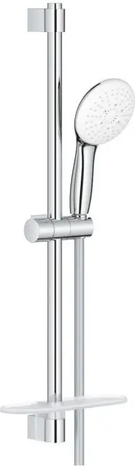 Grohe ручной душ (лейка+шланг) Tempesta 110, 3 режима струи, полочка, хром (27600003)