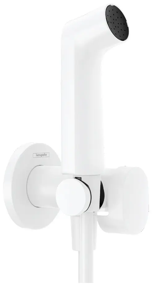 Hansgrohe гигиенический душ S 1 jet EcoSmart+ со смесителем (требуется скрытая часть) белый матовый 29232700 купить,NaN