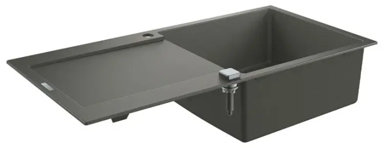 Кухонная мойка Grohe White House Grohe 31645AT0 100х50х20 см, кварцевый композит, тон графитовый