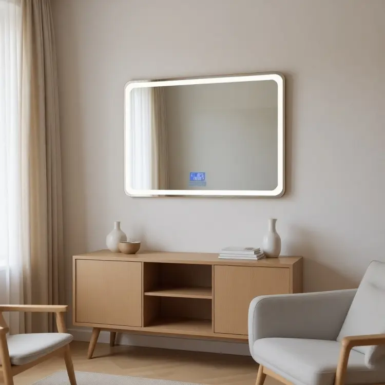 Умное зеркало настенное MIRROR 100x80 см купить,NaN