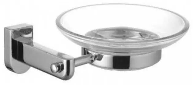 Lemark мыльница Омега LM3143C 1 шт, стекло, металл купить,NaN