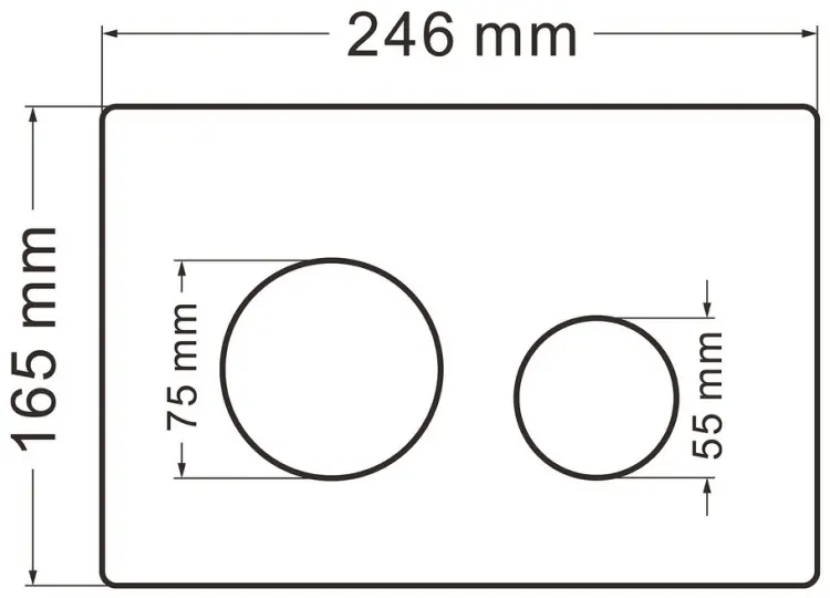 Abber рамная инсталляция Rechteck AC1201