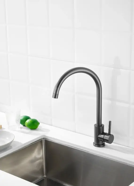 Смеситель для кухни Belz White House BELZ B70810-3, нержавеющая сталь, цвет серый купить,NaN