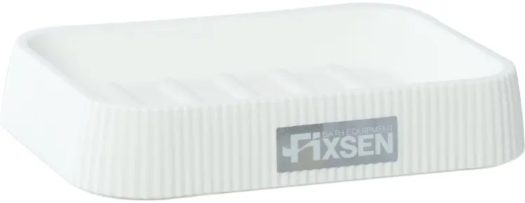 FIXSEN мыльница Fixsen White Wood, FX-402-4 1 шт, пластик купить,NaN