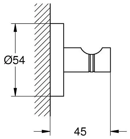 Grohe крючок 1024602430 1 шт, металл