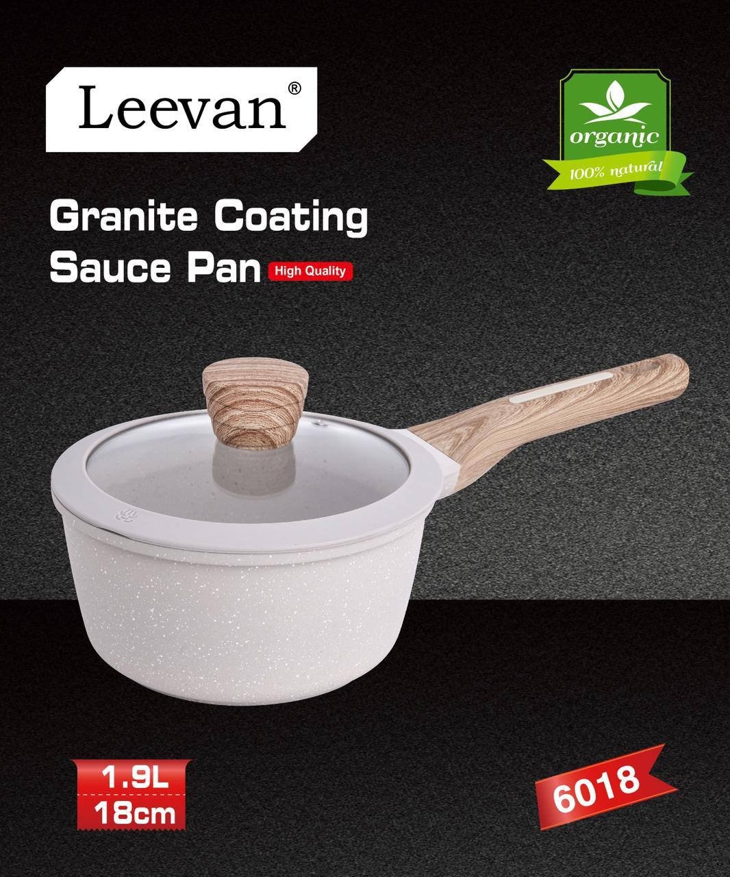 Ковш 1.9 л, Leevan 6018 гранит купить,NaN