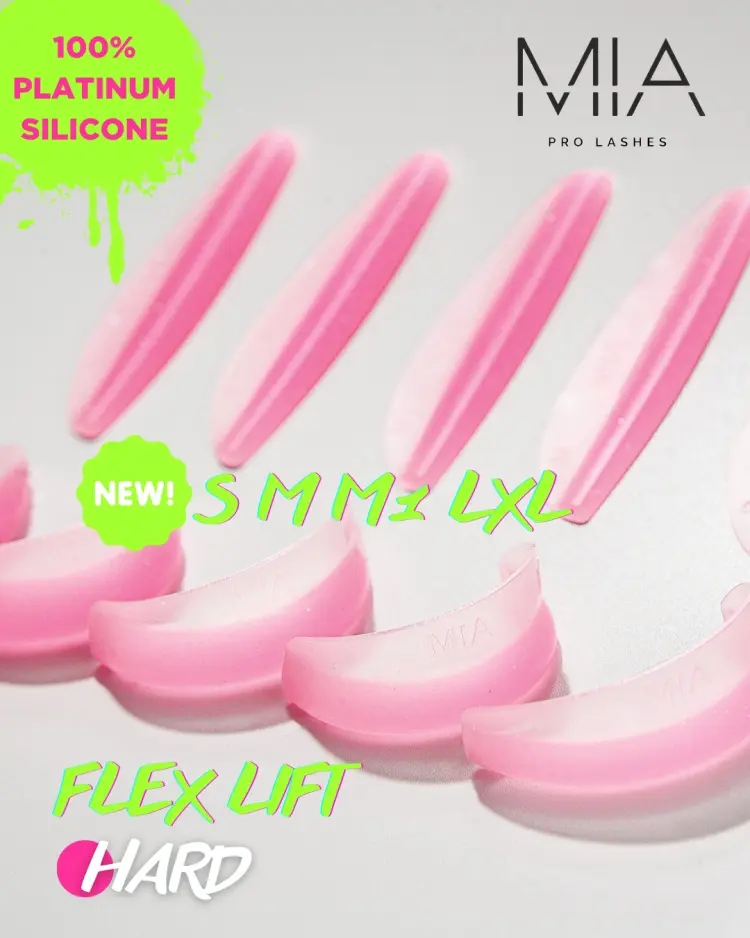 Валики для ламинирования ресниц MIA PRO LASHES FLEX HARD 10 шт купить,NaN