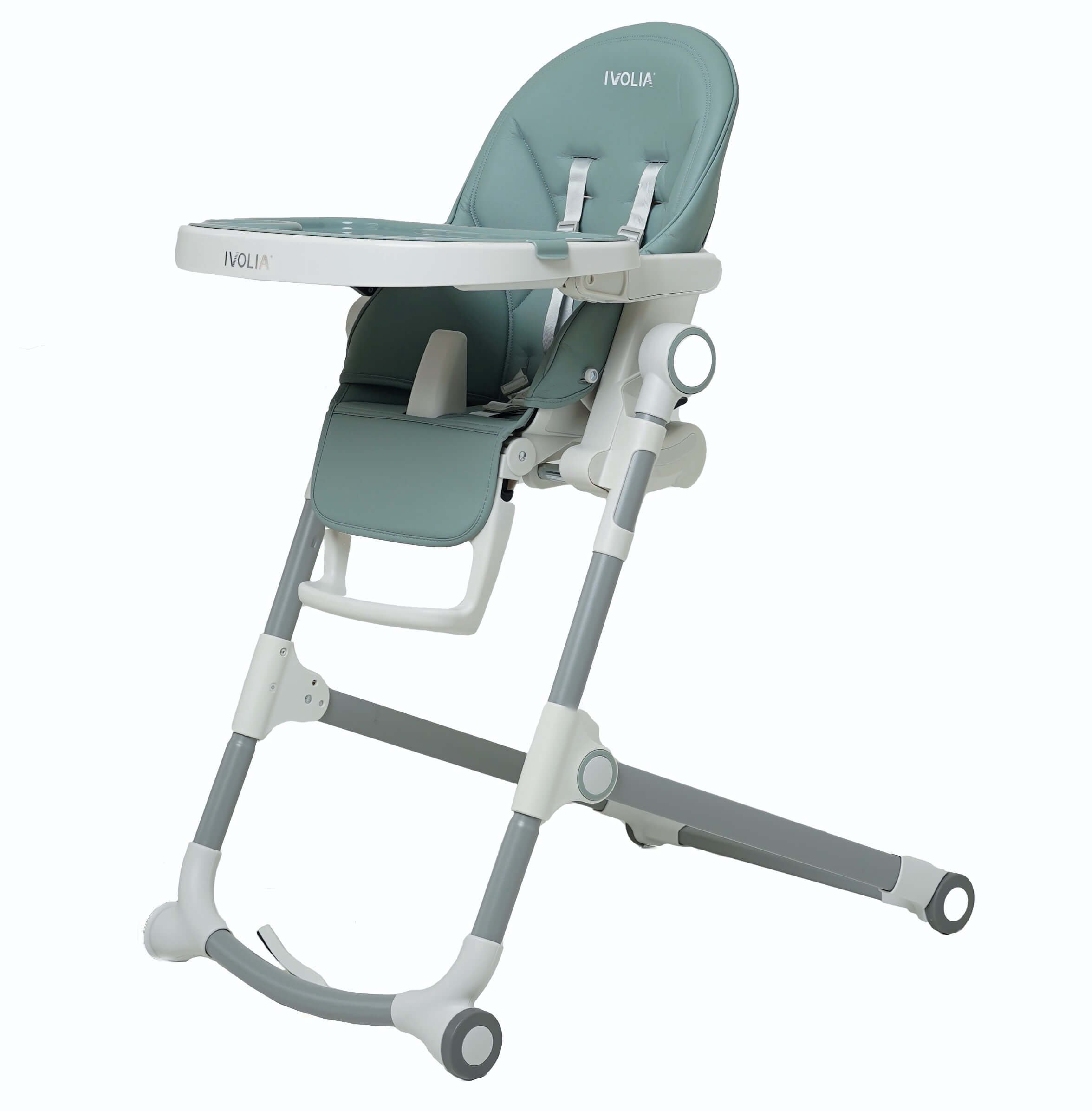 Стульчик для кормления Ivolia Q5 Green Gray купить,NaN