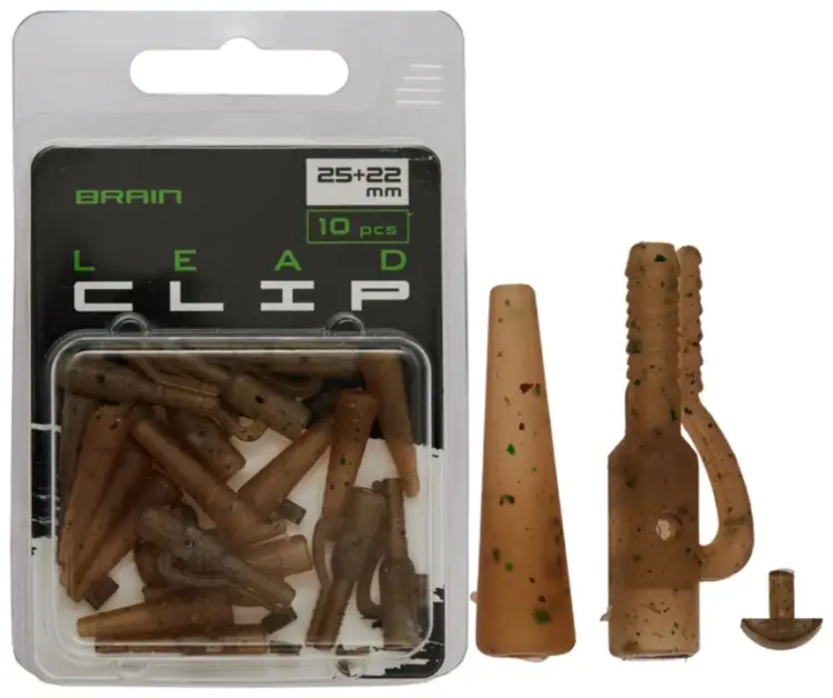 Клипса Brain Brain Lead Clip With Cone 25+22mm Camo (10 шт/уп) SGXA-CA02 - ForteMarket Клипса Brain Brain Lead Clip With Cone 25+22mm Camo (10 шт/уп) SGXA-CA02 купить,NaN