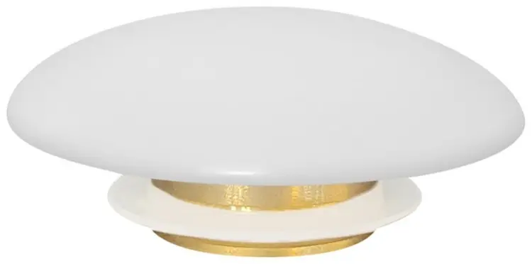 Заглушка для раковины Abber AC0014MW 1 1/2 белая матовая, керамика