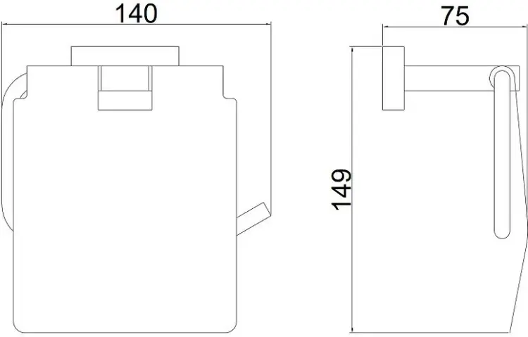 Держатель White House BELZ B90203 1 шт, металл, нержавеющая сталь купить,NaN