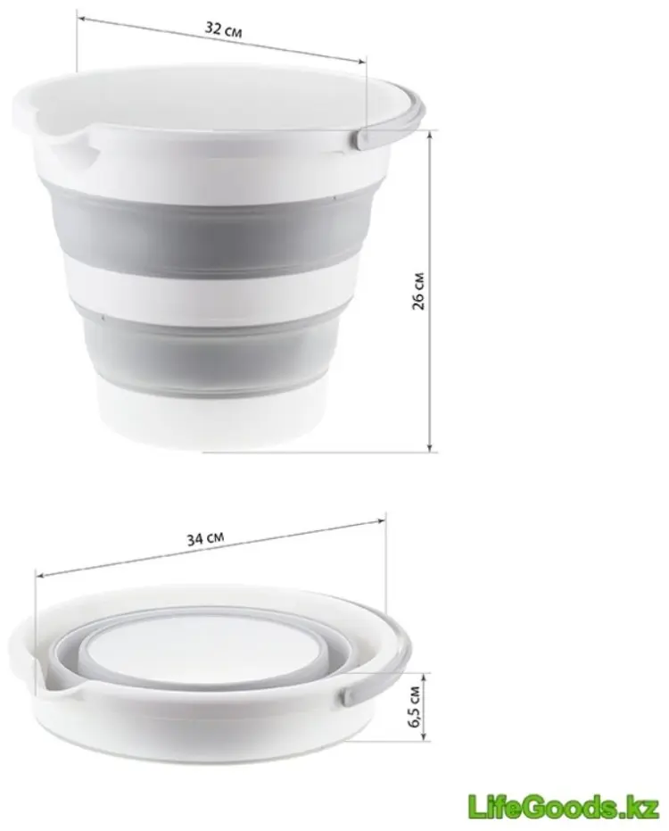 LifeGoods.kz ведро LG50903 10 л купить,NaN