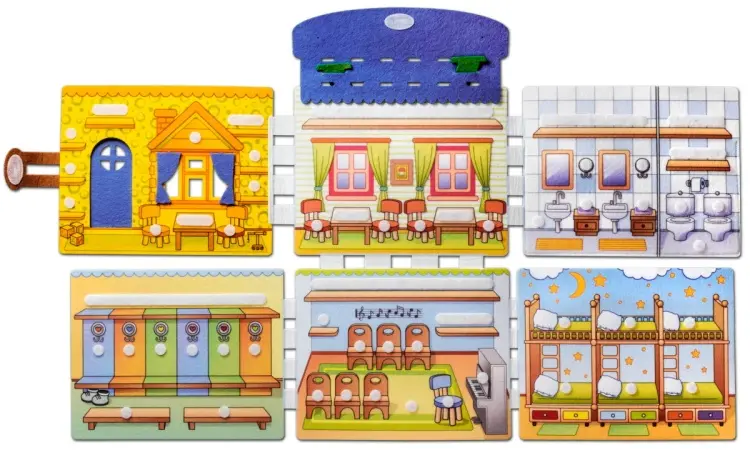 Книжка-игрушка Smile Decor Развивающая книжка "Детский сад" купить,NaN