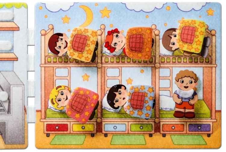 Книжка-игрушка Smile Decor Развивающая книжка "Детский сад" купить,NaN