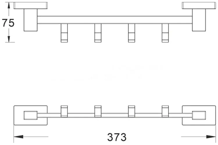 Belz набор крючков White House BELZ B90415-4 1 шт, нержавеющая сталь купить,NaN