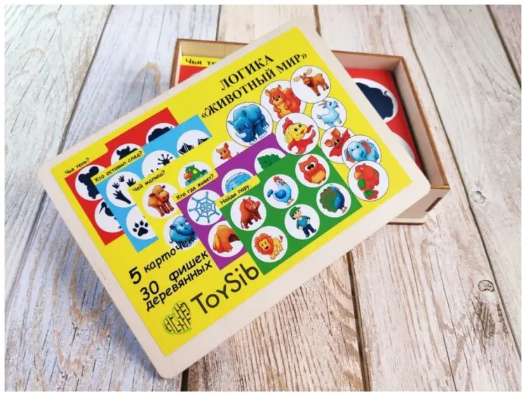 Сортер ToySib Логика животный мир купить,NaN