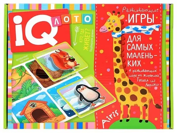 Айрис-Пресс лото Кто где живёт Подбираем домик купить,NaN
