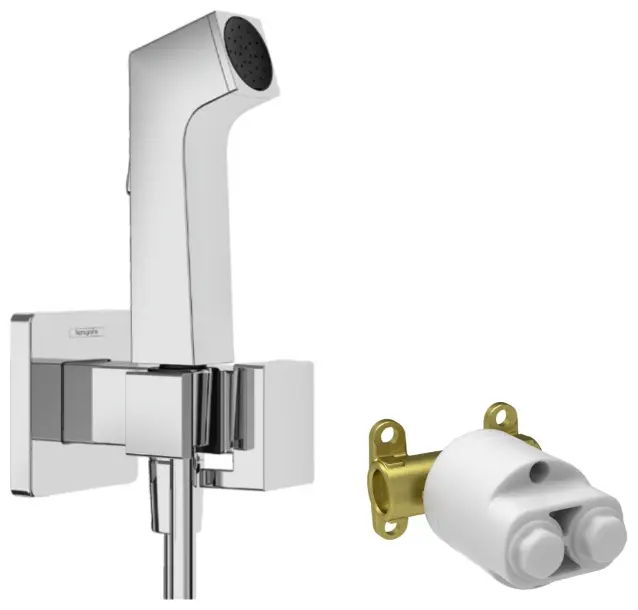 Hansgrohe гигиенический душ E 1 jet EcoSmart+ с монтажной частью (29233000), абс-пластик купить,NaN