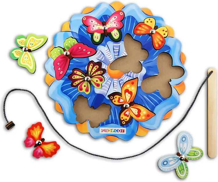 Магнитная игра Smile Decor Игра с магнитами "Бабочки" купить,NaN