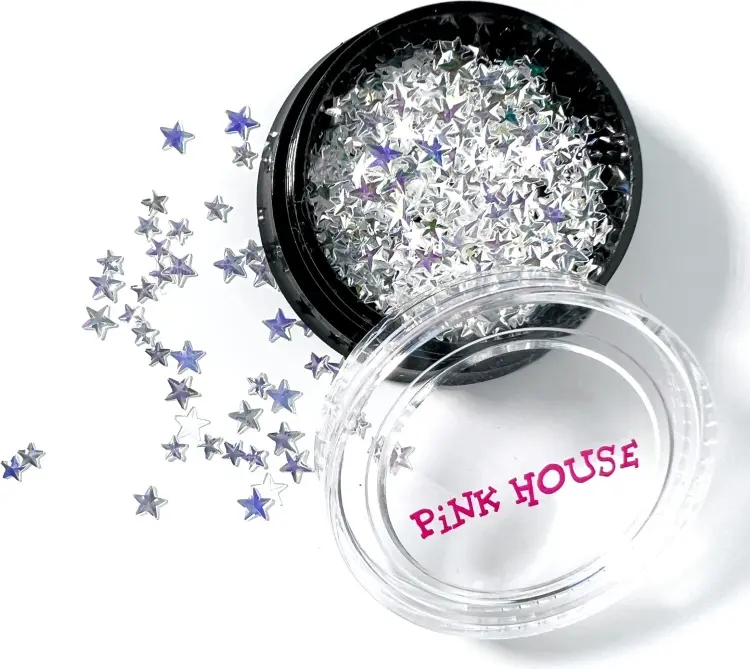 Pink House объемные фигуры 3D звезды галографические hey bi 1 шт купить,NaN
