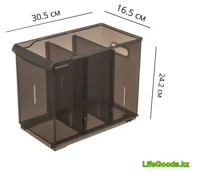 LifeGoods.kz контейнер универсальный 30.5x16.5x24.2 см, пластик купить,NaN
