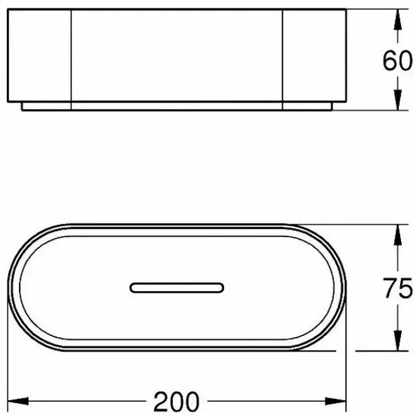 Grohe полка для душа без держателя (41037000) 1 шт, пластик купить,NaN