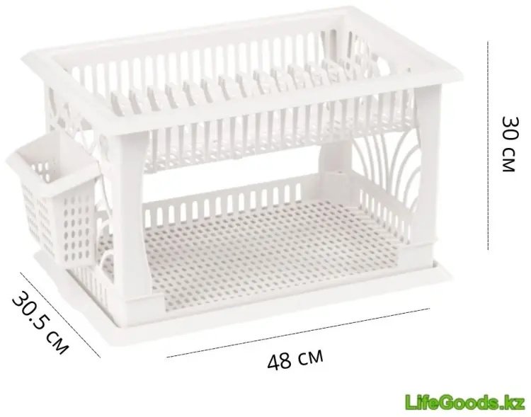Сушилка LifeGoods.kz отдельностоящая многоярусная ,пластик купить,NaN