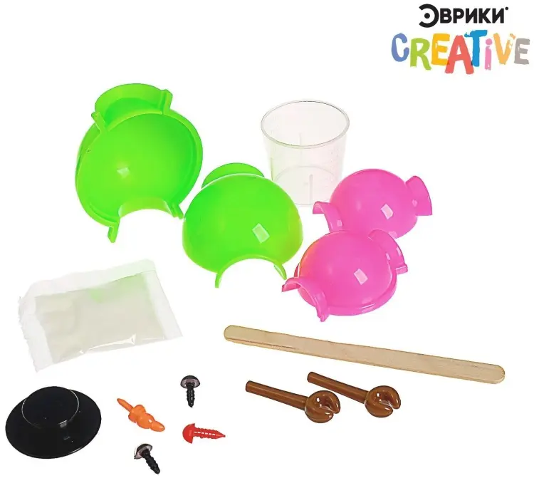Опыты с полимерами Эврики Весёлый снеговик 4423903 купить,NaN