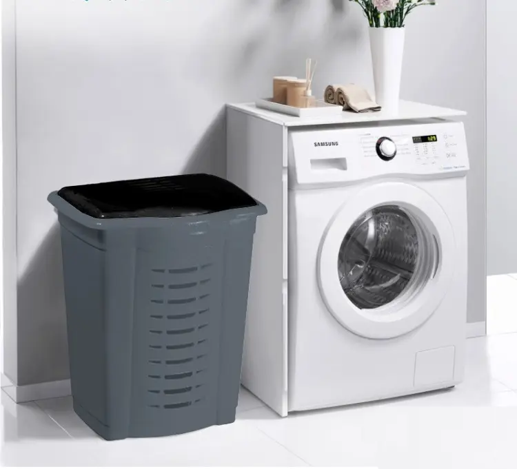 LifeGoods.kz корзина для белья 37x27x53 см, пластик купить,NaN