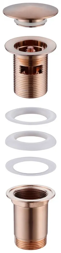 Донный клапан с переливом Abber AF0010RG 1 1/2 купить,NaN