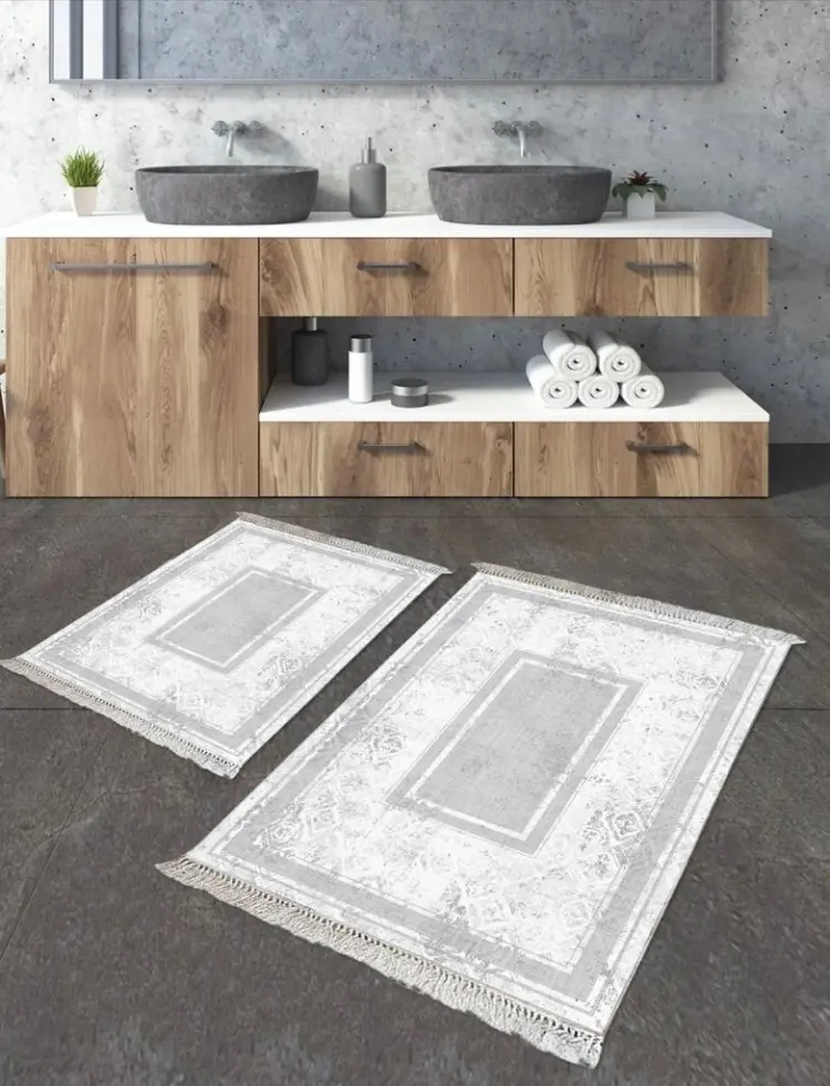 LifeGoods.kz комплект ковриков LG48387 120x80 см, микрофибра, полиэстер купить,NaN