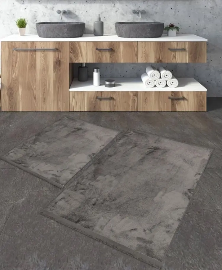 LifeGoods.kz комплект ковриков LG49659 100x60 см, микрофибра, полиэстер купить,NaN