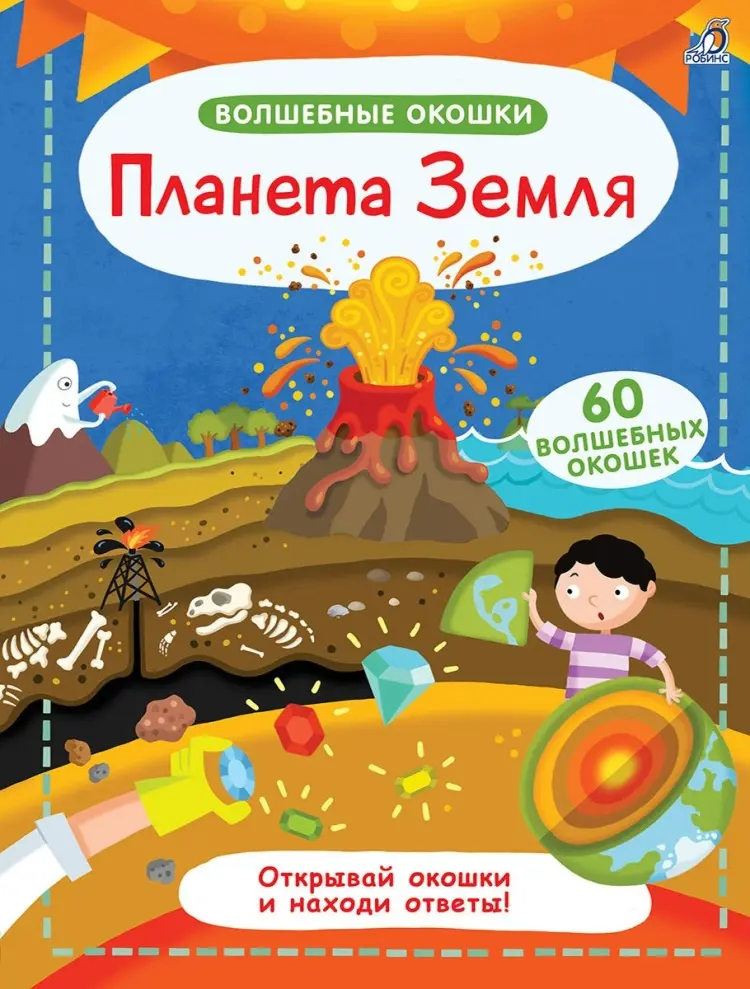 Книга Без автора: Волшебные окошки. Планета Земля купить,NaN