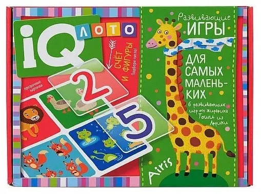 Айрис Куликова Е.Н. Пластиковое лото для малышей Счёт и фигуры Подбери число купить,NaN