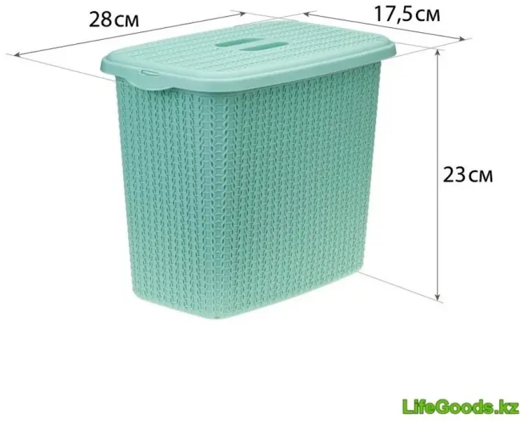 LifeGoods.kz контейнер универсальный 28x17.5x23 см, пластик купить,NaN