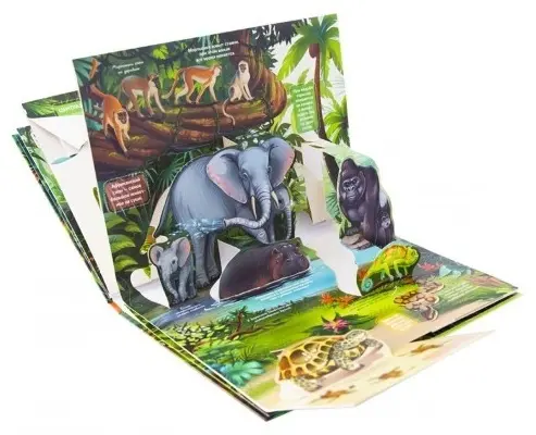 Книга Без автора: Pop Up энциклопедия. Хищники: книжка-панорамка купить,NaN